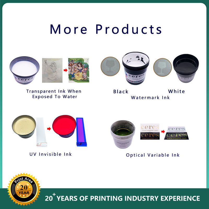 ऑफसेट प्रिंटिंग के लिए यूवी अदृश्य स्याही
