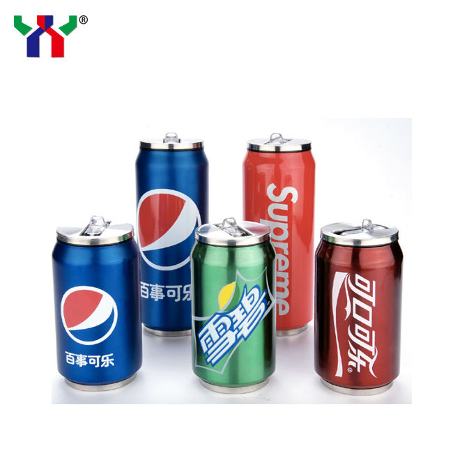 पैनटोन 485 सी लाल यूवी ऑफसेट स्याही डिब्बों और बीयर कवर के लिए EN71-3, RoHS, ASTM अनुपालन के साथ 1KG/CAN पैकेजिंग में