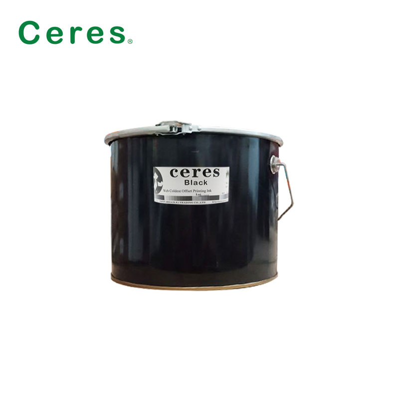 समाचार पत्र मुद्रण कोल्डसेट वेब ऑफसेट स्याही 20 किलोग्राम लोहे के बैरल में समाचार पत्र मुद्रण के लिए आधारित सॉल्वेंट